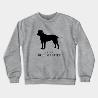 Bullmastiff Black Silhouette Crewneck Sweatshirt